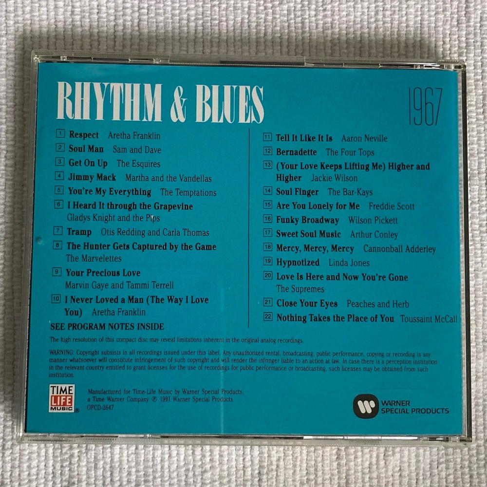 4 Double Length Time Life RHYTHM & BLUES CD Set - Picture 5 of 7